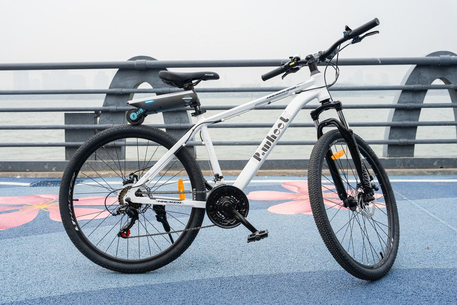 Kit VAE PWHEEL 200W monte sur velo blanc